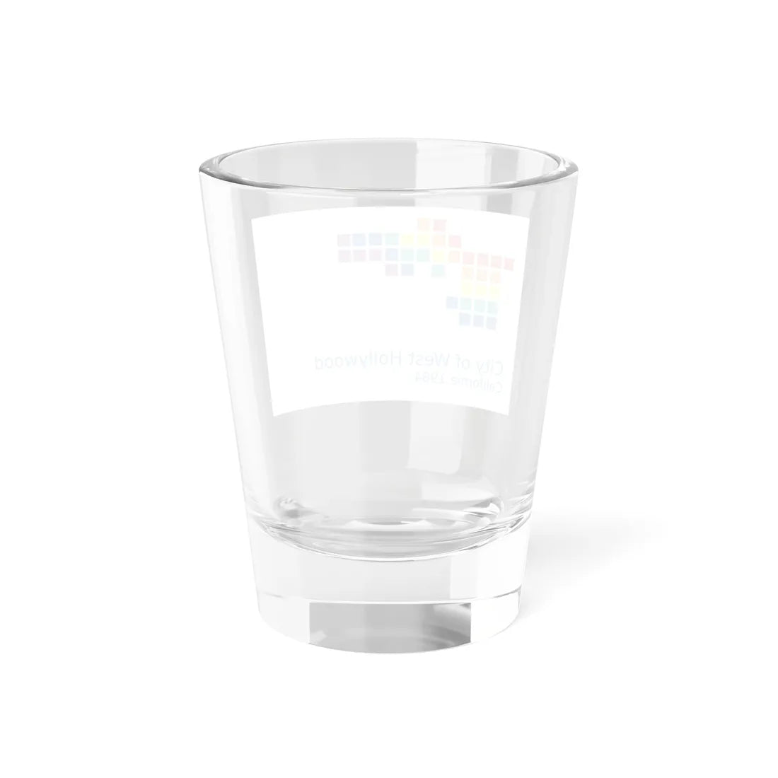 Flag of West Hollywood California (United States) Shot Glass 1.5oz - Go Mug Yourself