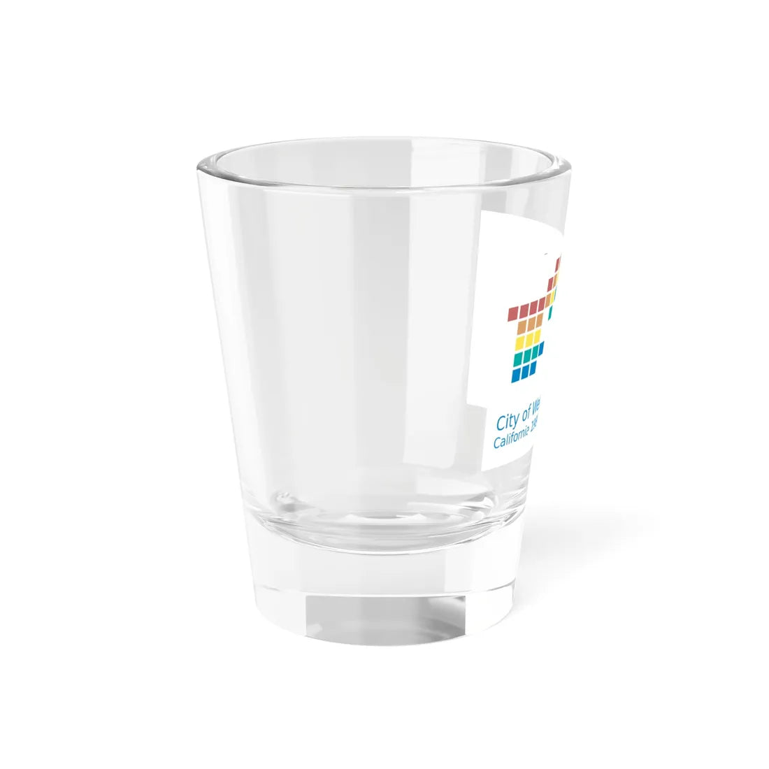 Flag of West Hollywood California (United States) Shot Glass 1.5oz - Go Mug Yourself