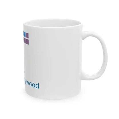 Flag of West Hollywood California (United States) White Coffee Mug - Go Mug Yourself