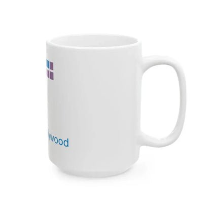 Flag of West Hollywood California (United States) White Coffee Mug - Go Mug Yourself