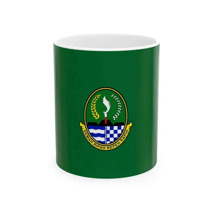 Flag of West Java Indonesia - White Coffee Mug 11oz - Go Mug Yourself