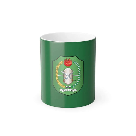 Flag of West Kalimantan Indonesia - Color Changing Coffee Mug 11oz - Go Mug Yourself