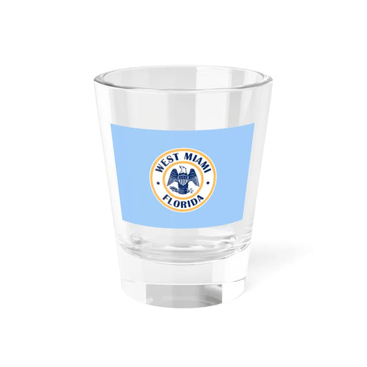 Flag of West Miami Florida (United States) Shot Glass 1.5oz 1.5oz - Go Mug Yourself