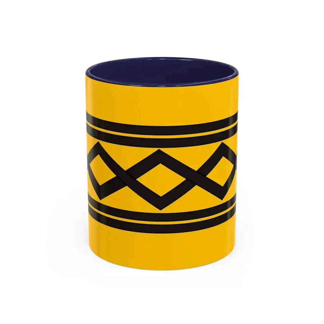 Flag of West Midlands County UK - Accent Coffee Mug 11oz Navy - Go Mug Yourself