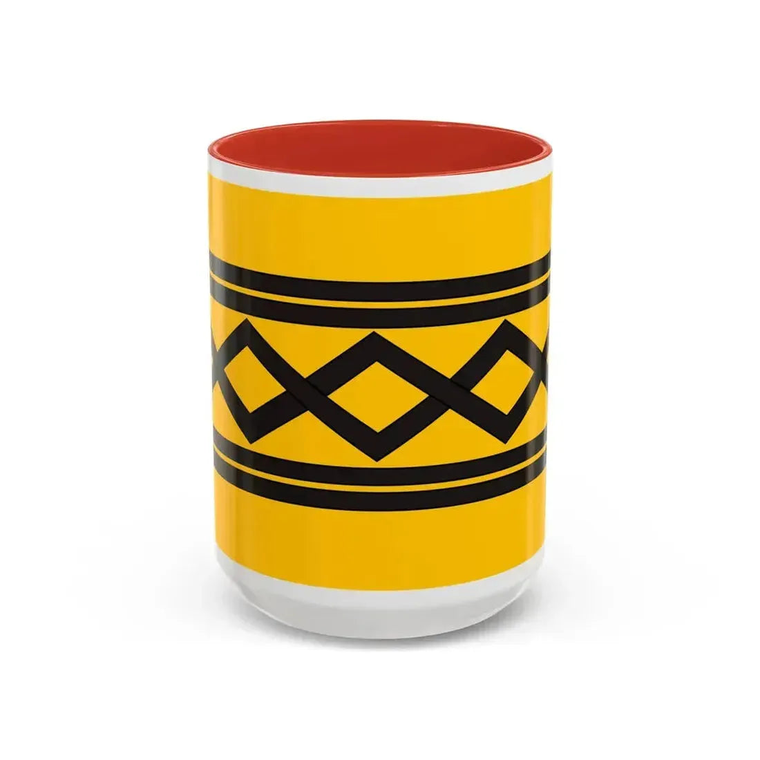 Flag of West Midlands County UK - Accent Coffee Mug 15oz Red - Go Mug Yourself