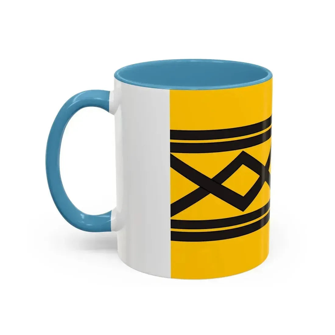 Flag of West Midlands County UK - Accent Coffee Mug - Go Mug Yourself