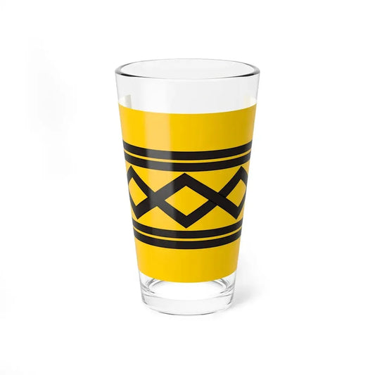 Flag of West Midlands County UK - Pint Glass 16oz 16oz - Go Mug Yourself