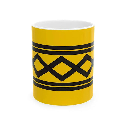 Flag of West Midlands County UK - White Coffee Mug 11oz - Go Mug Yourself