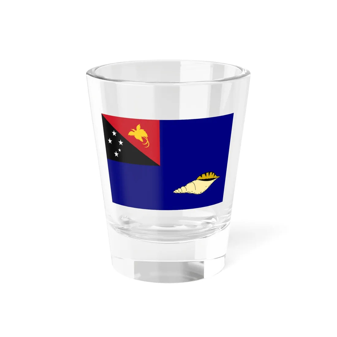 Flag of West New Britain (Guinea) Shot Glass 1.5oz 1.5oz - Go Mug Yourself