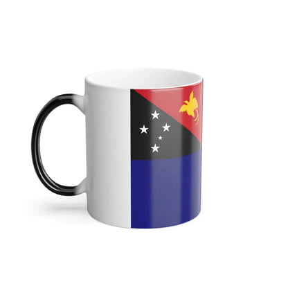 Flag of West New Britain Papa New Guinea - Color Changing Coffee Mug - Go Mug Yourself
