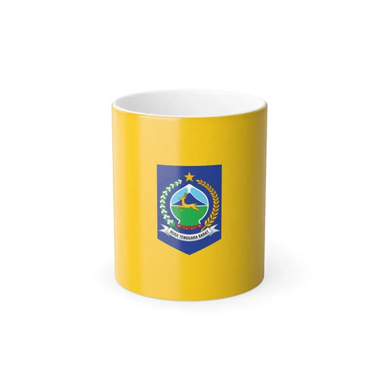 Flag of West Nusa Tenggara Indonesia - Color Changing Coffee Mug 11oz - Go Mug Yourself