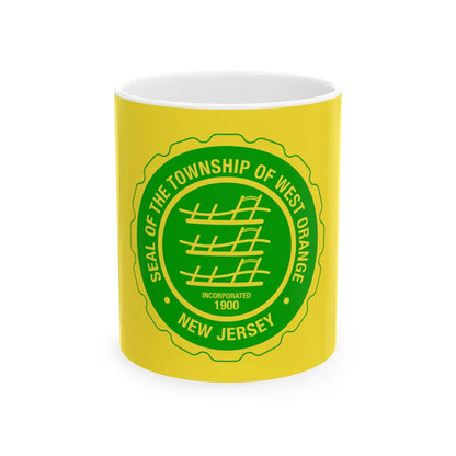 Flag of West Orange New Jersey (United States) White Coffee Mug 11oz - Go Mug Yourself