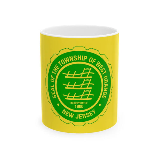 Flag of West Orange New Jersey (United States) White Coffee Mug 11oz - Go Mug Yourself