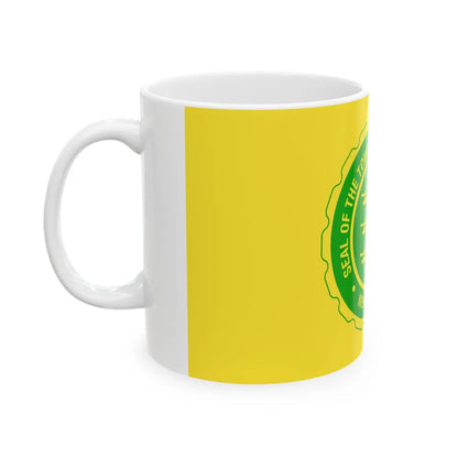 Flag of West Orange New Jersey (United States) White Coffee Mug - Go Mug Yourself
