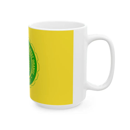Flag of West Orange New Jersey (United States) White Coffee Mug - Go Mug Yourself