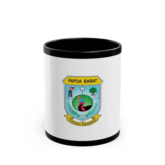 Flag of West Papua Indonesia - Black Coffee Mug 11oz - Go Mug Yourself