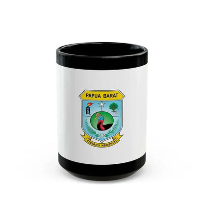 Flag of West Papua Indonesia - Black Coffee Mug 15oz - Go Mug Yourself