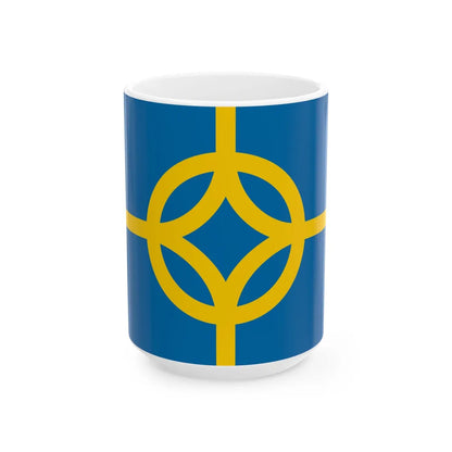 Flag of West Plains Missouri (United States) White Coffee Mug 15oz - Go Mug Yourself
