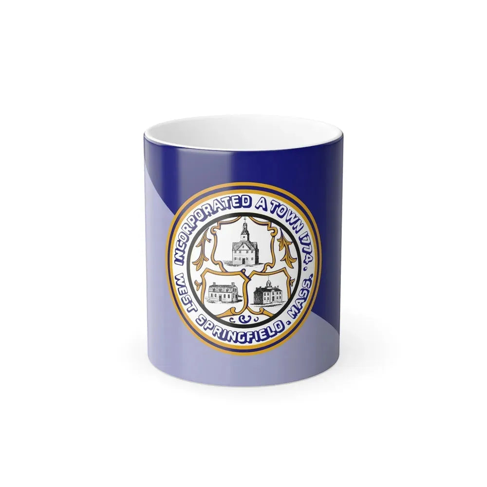 Flag of West Springfield, Massachusetts - Color Changing Coffee Mug 11oz - Go Mug Yourself