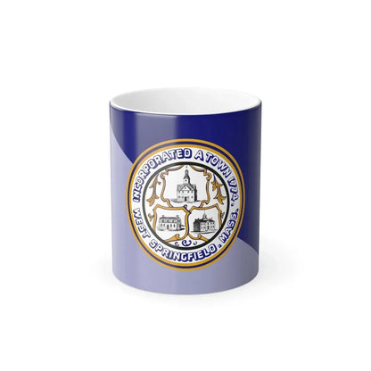 Flag of West Springfield, Massachusetts - Color Changing Coffee Mug 11oz - Go Mug Yourself