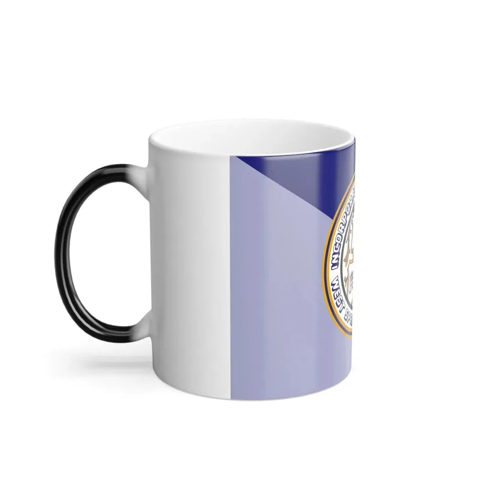 Flag of West Springfield, Massachusetts - Color Changing Coffee Mug - Go Mug Yourself