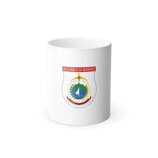 Flag of West Sulawesi Indonesia - Color Changing Coffee Mug 11oz - Go Mug Yourself