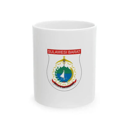 Flag of West Sulawesi Indonesia - White Coffee Mug 11oz - Go Mug Yourself