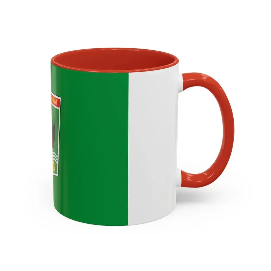 Flag of West Sumatra Indonesia - Accent Coffee Mug - Go Mug Yourself