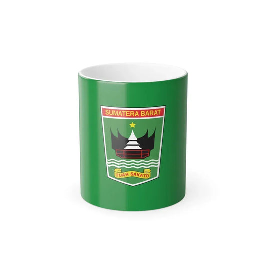 Flag of West Sumatra Indonesia - Color Changing Coffee Mug 11oz - Go Mug Yourself