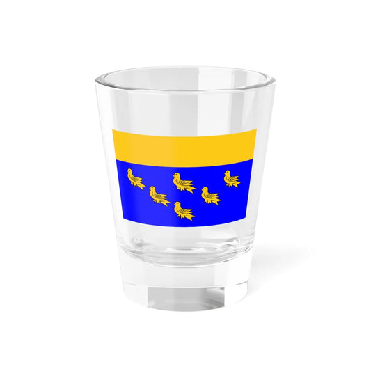 Flag of West Sussex (England) Shot Glass 1.5oz 1.5oz - Go Mug Yourself