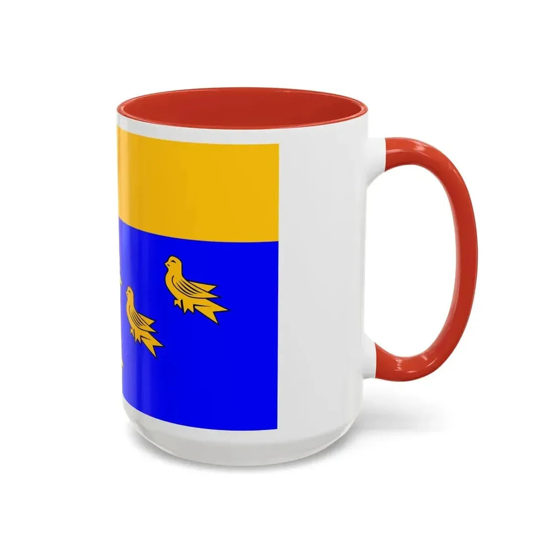 Flag of West Sussex UK - Accent Coffee Mug - Go Mug Yourself
