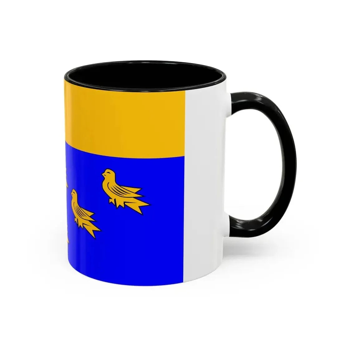 Flag of West Sussex UK - Accent Coffee Mug - Go Mug Yourself