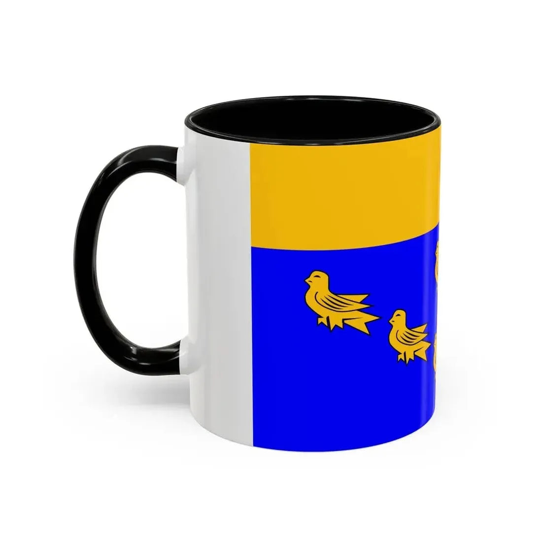 Flag of West Sussex UK - Accent Coffee Mug - Go Mug Yourself
