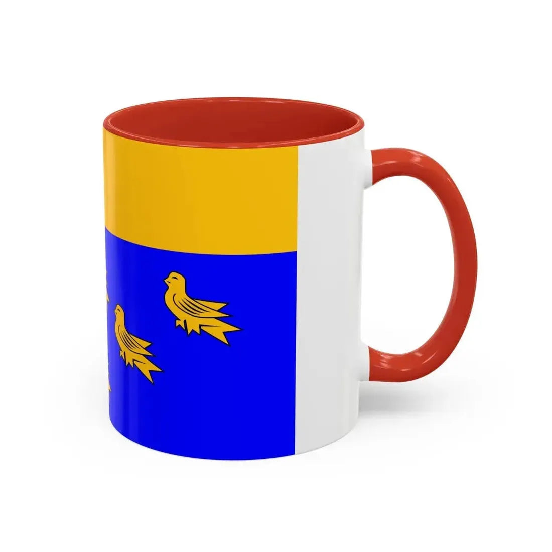 Flag of West Sussex UK - Accent Coffee Mug - Go Mug Yourself