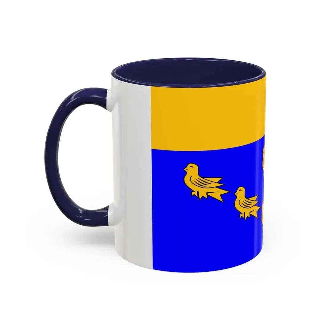 Flag of West Sussex UK - Accent Coffee Mug - Go Mug Yourself