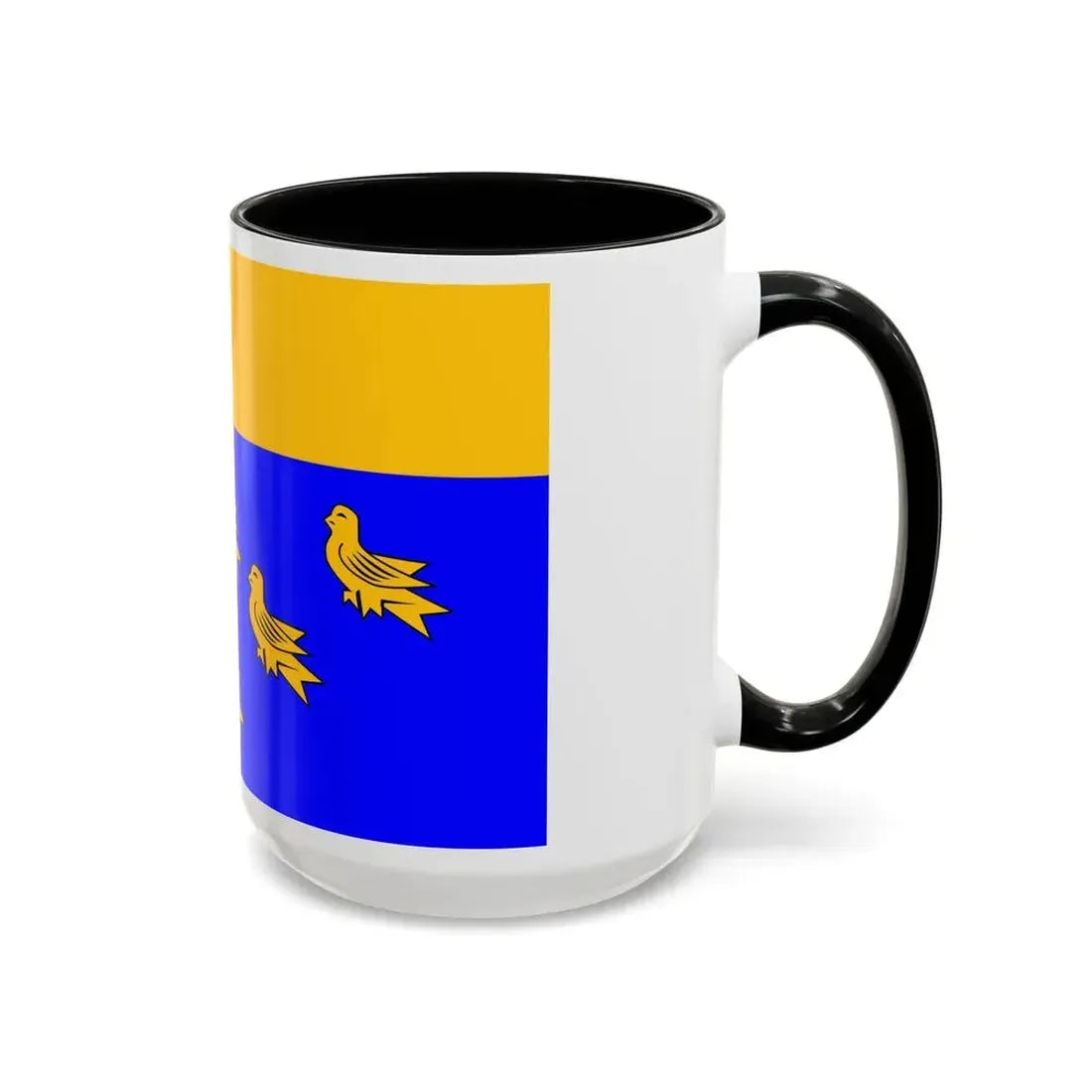 Flag of West Sussex UK - Accent Coffee Mug - Go Mug Yourself