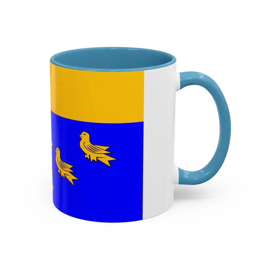 Flag of West Sussex UK - Accent Coffee Mug - Go Mug Yourself