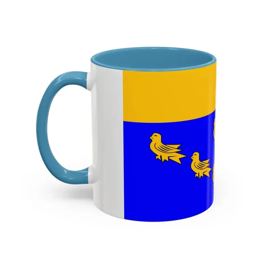 Flag of West Sussex UK - Accent Coffee Mug - Go Mug Yourself