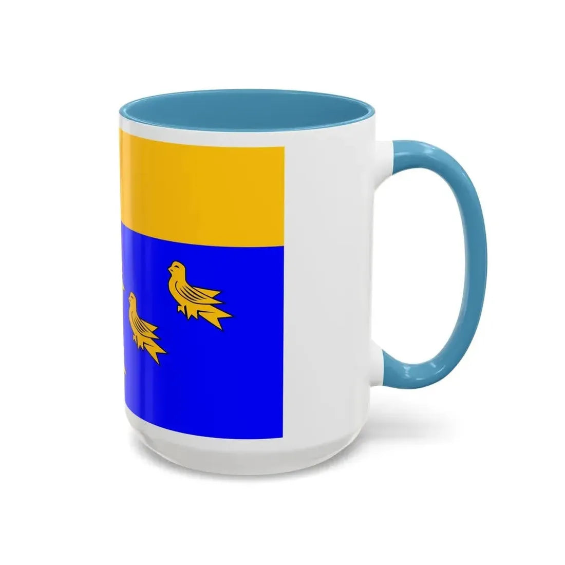 Flag of West Sussex UK - Accent Coffee Mug - Go Mug Yourself