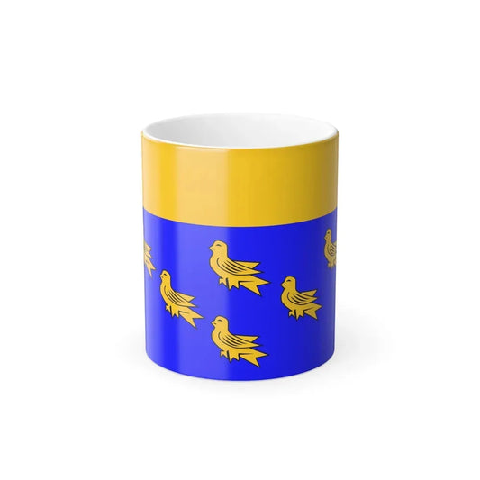 Flag of West Sussex UK - Color Changing Coffee Mug 11oz - Go Mug Yourself