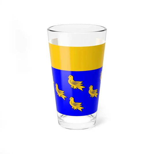 Flag of West Sussex UK - Pint Glass 16oz 16oz - Go Mug Yourself
