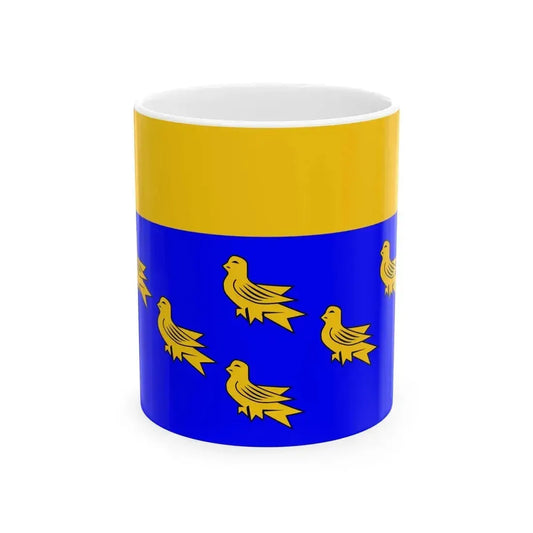 Flag of West Sussex UK - White Coffee Mug 11oz - Go Mug Yourself