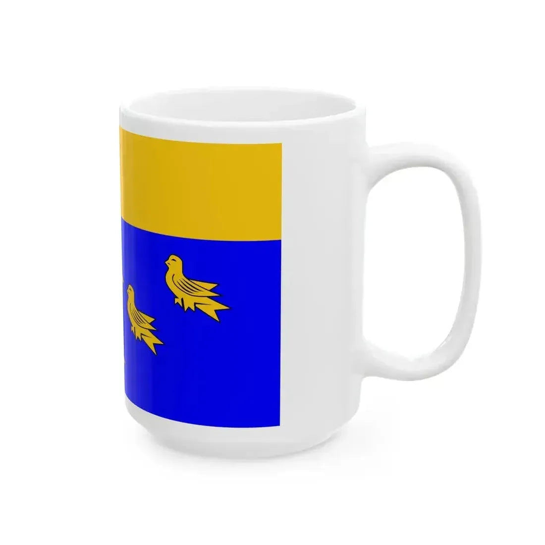 Flag of West Sussex UK - White Coffee Mug - Go Mug Yourself