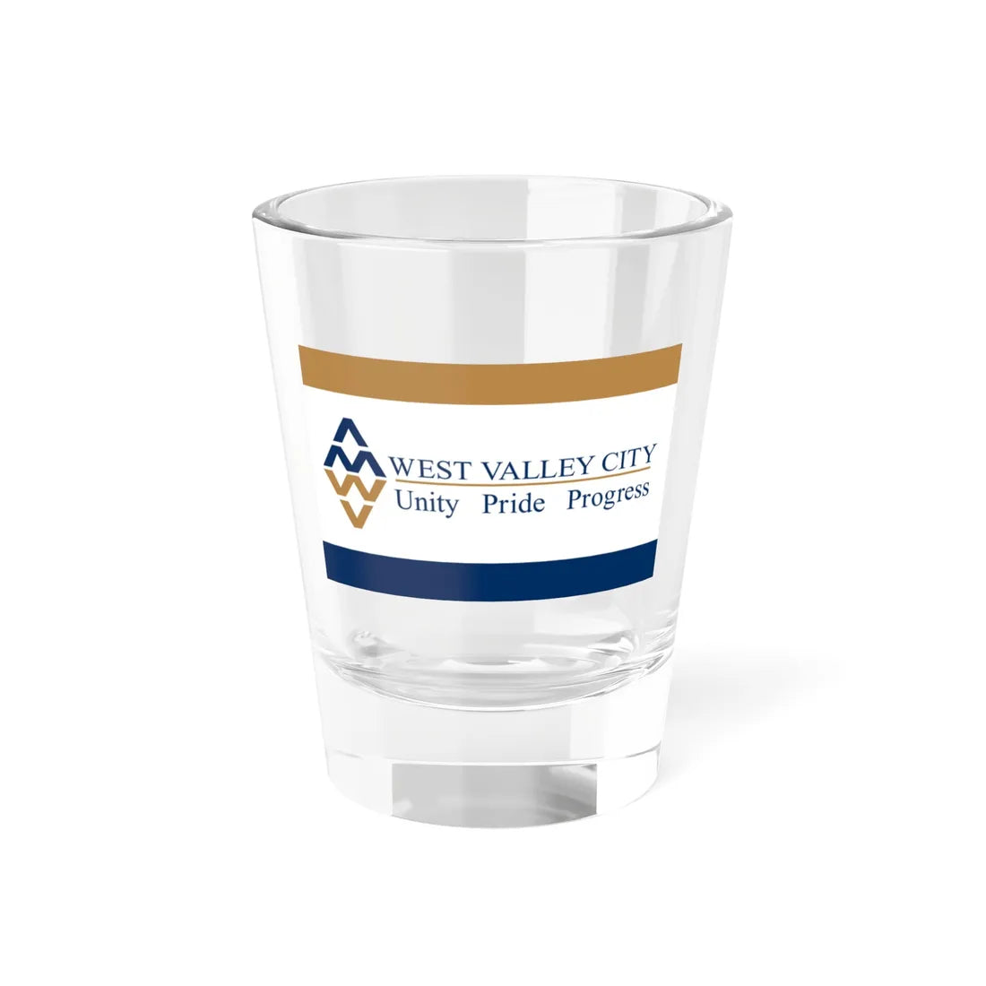 Flag of West Valley City Utah (United States) Shot Glass 1.5oz 1.5oz - Go Mug Yourself