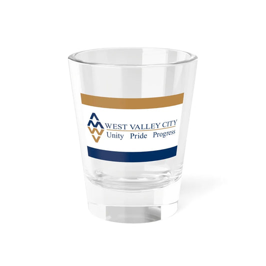 Flag of West Valley City Utah (United States) Shot Glass 1.5oz 1.5oz - Go Mug Yourself