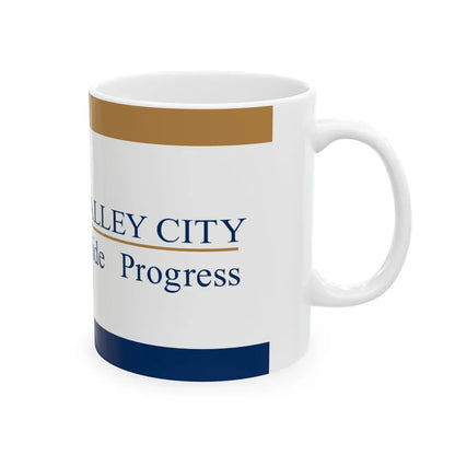 Flag of West Valley City Utah (United States) White Coffee Mug - Go Mug Yourself