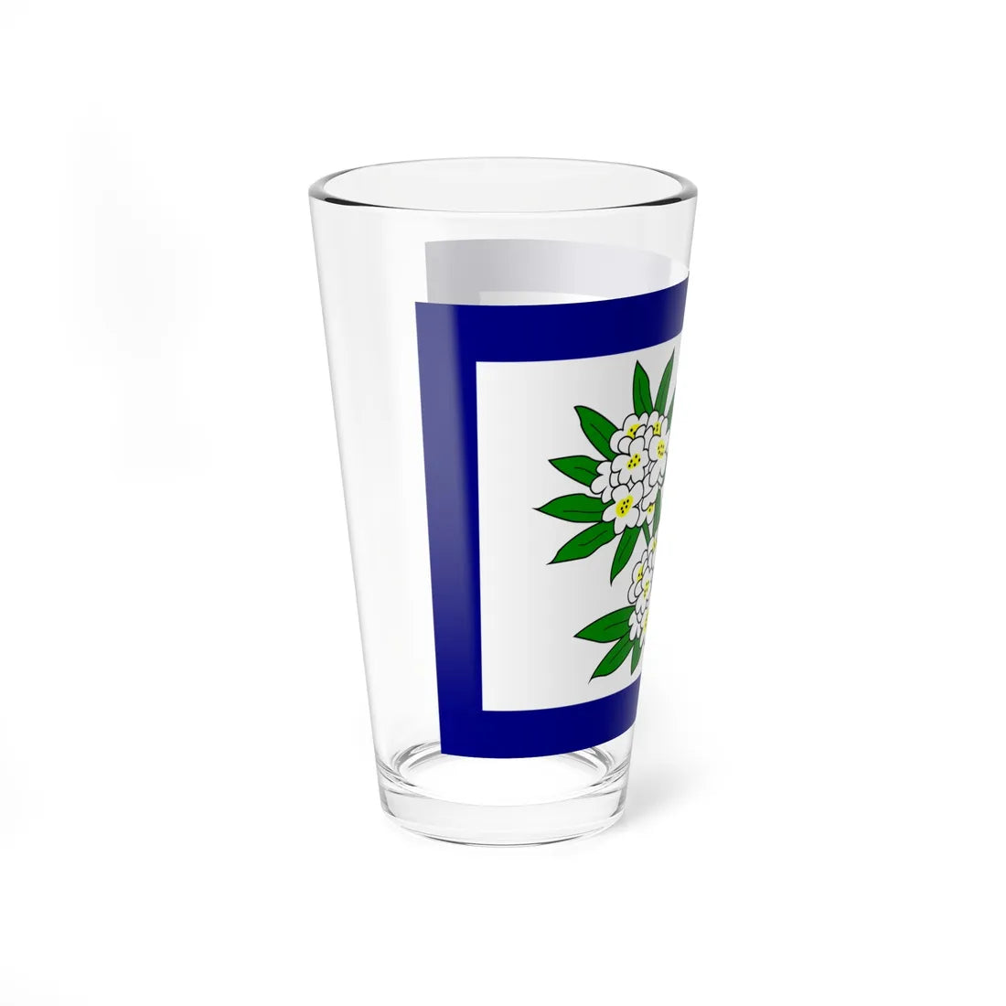 Flag of West Virginia 1905-1907 (United States) Pint Glass 16oz - Go Mug Yourself