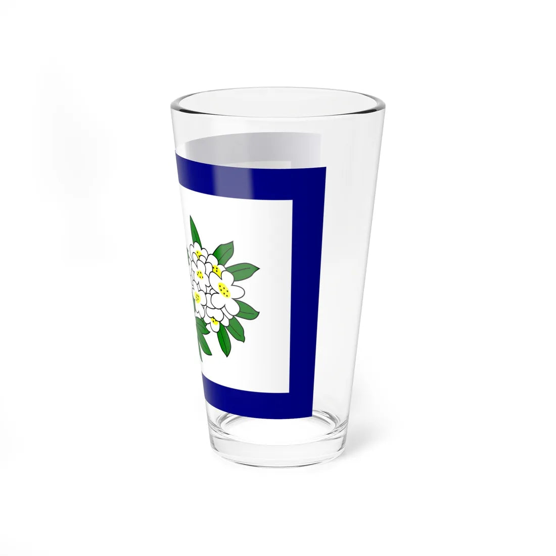 Flag of West Virginia 1905-1907 (United States) Pint Glass 16oz - Go Mug Yourself