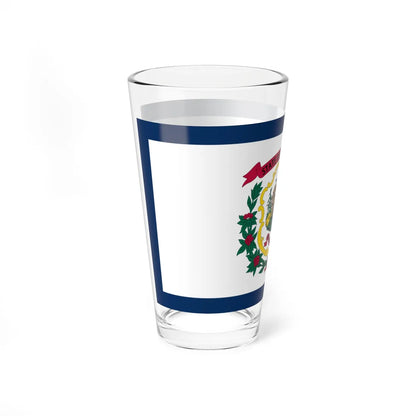 Flag of West Virginia (United States) Pint Glass 16oz - Go Mug Yourself
