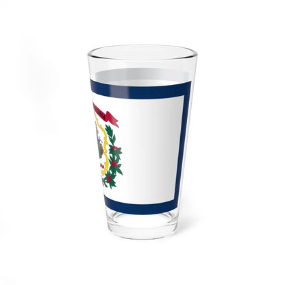 Flag of West Virginia (United States) Pint Glass 16oz - Go Mug Yourself